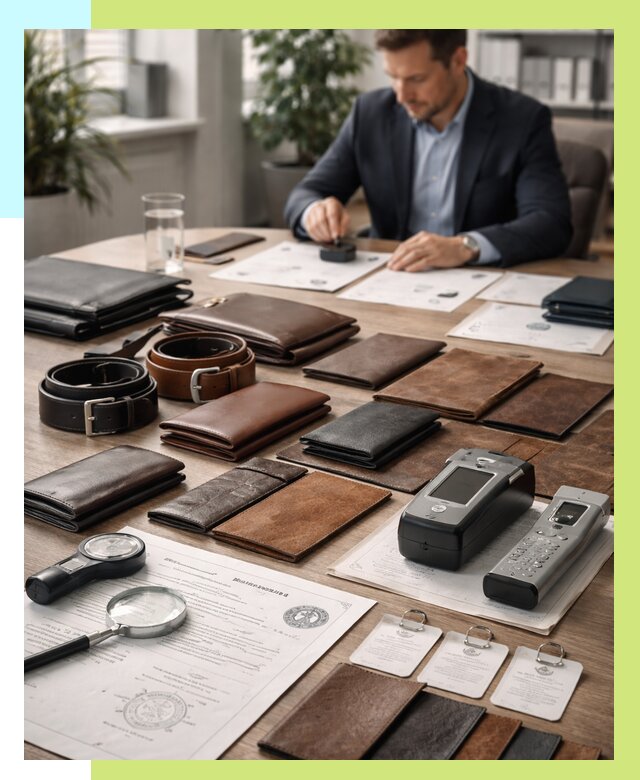 Сертификация кожаных изделий в Астрахани от 12331 р. | Алешин-Стр