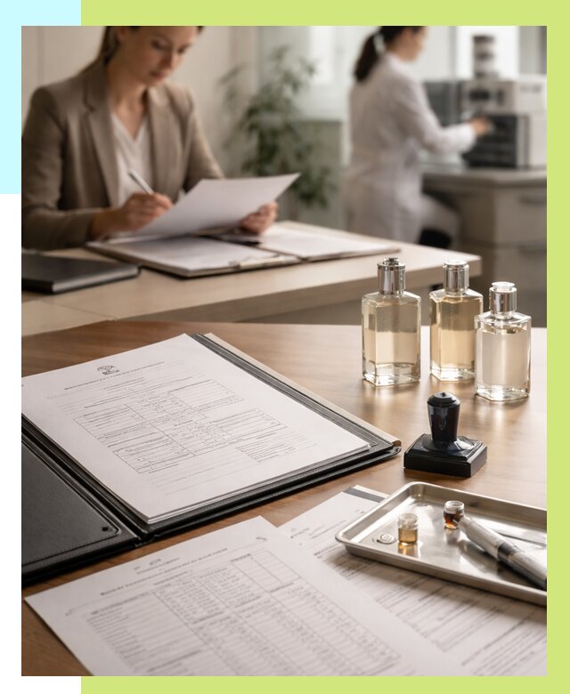 Сертификация парфюмерии в Астрахани от 15414 р. | Алешин-Стр