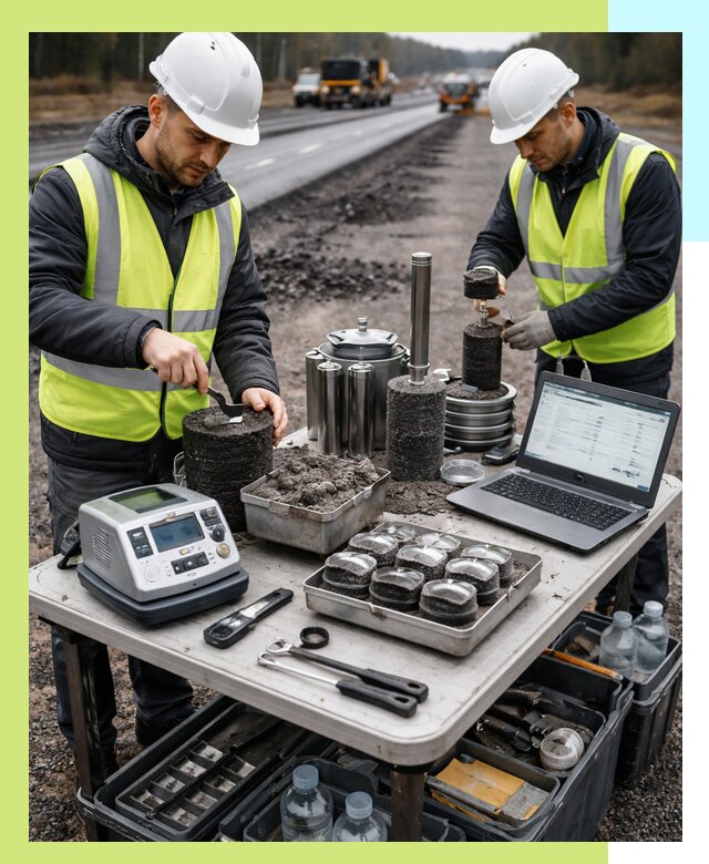 Сертификация асфальта: испытания и подтверждение в Астрахани