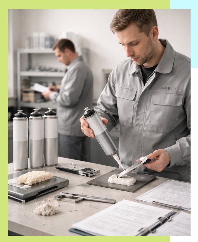 Сертификация монтажной пены и соответствие стандартам в Астрахани