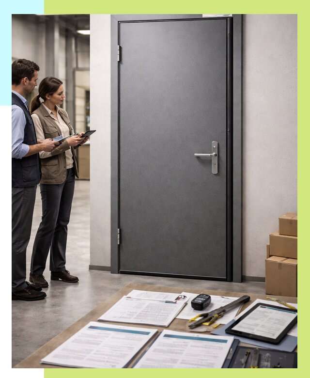 Сертификация противопожарных дверей в Астрахани от 9248 р. | Алешин-Стр