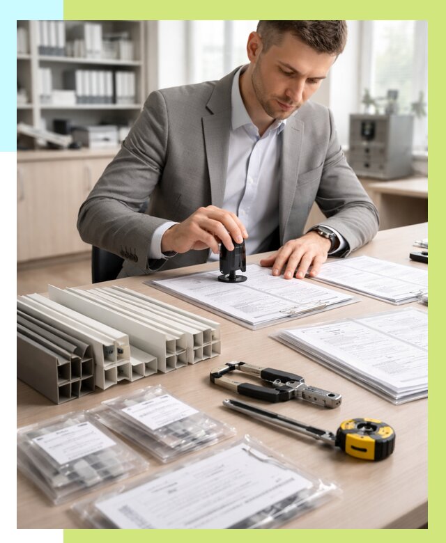 Сертификация ПВХ продукции в Астрахани от 8735 р., Алешин-Стр