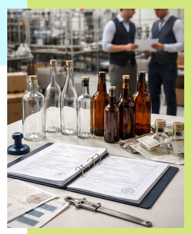 Сертификация стеклянных бутылок в Астрахани от 25690 р. | Алешин-Стр