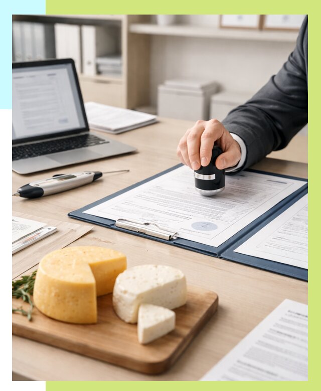 Сертификация сыров в Астрахани от 15414 р | Сертификат на сыр Алешин-Стр