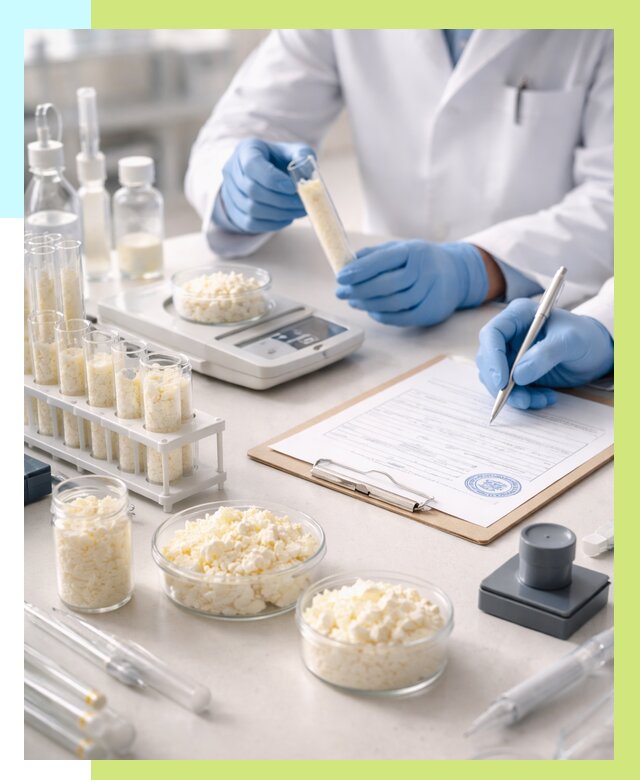 Сертификация творога в Астрахани от 12331 р. под ключ | Алешин-Стр