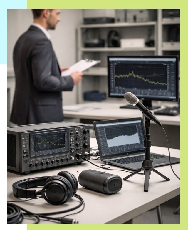 Сертификация аудиотехники в Астрахани от 15414 р., Алешин-Стр