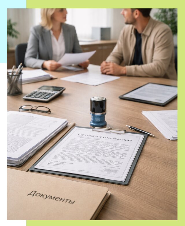 Сертификат соответствия на продукцию в Астрахани от 15414 р.|Алешин-Стр