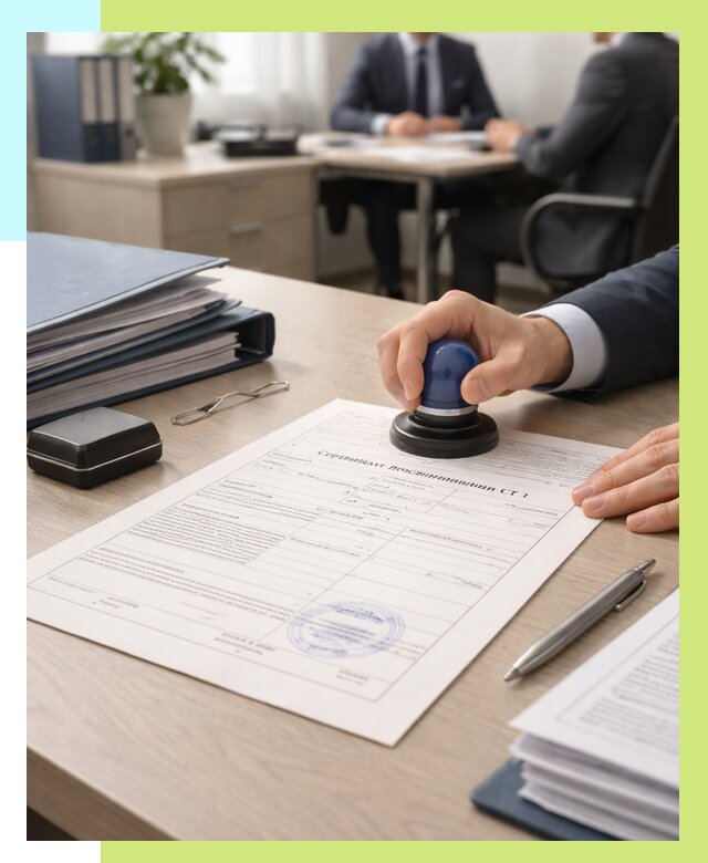 Сертификат происхождения СТ 1 в Астрахани от 4624 р. | Алешин-Стр