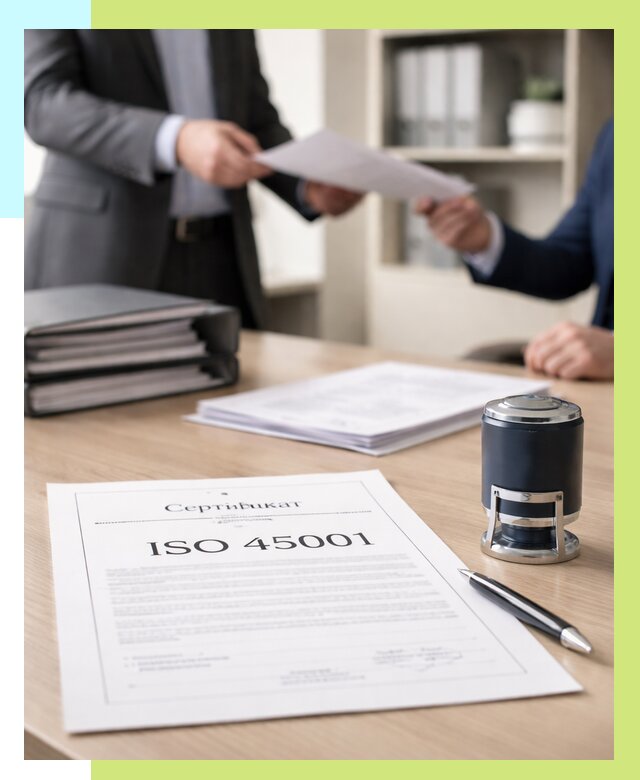 Сертификат ISO 45001 в Астрахани под ключ от 46242 р. | Алешин-Стр