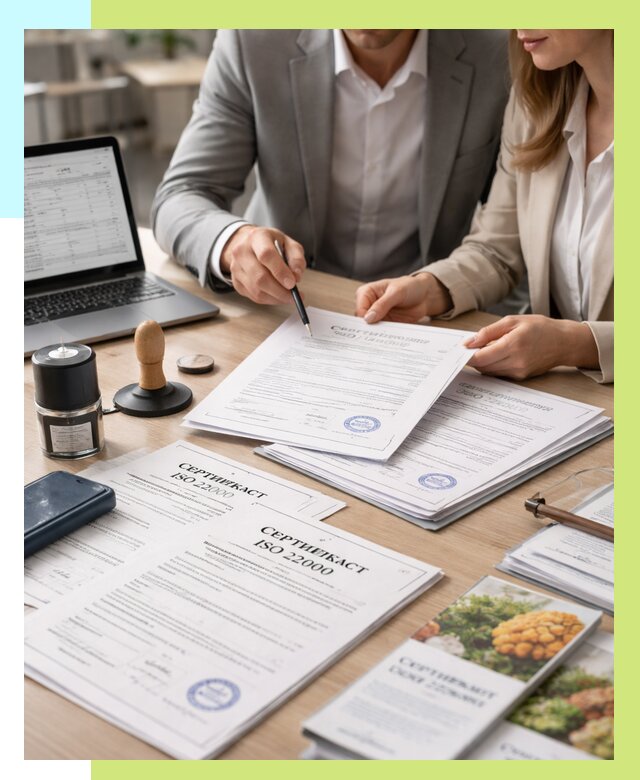 Сертификат ISO 22000 в Астрахани от 41104 р. под ключ | Алешин-Стр